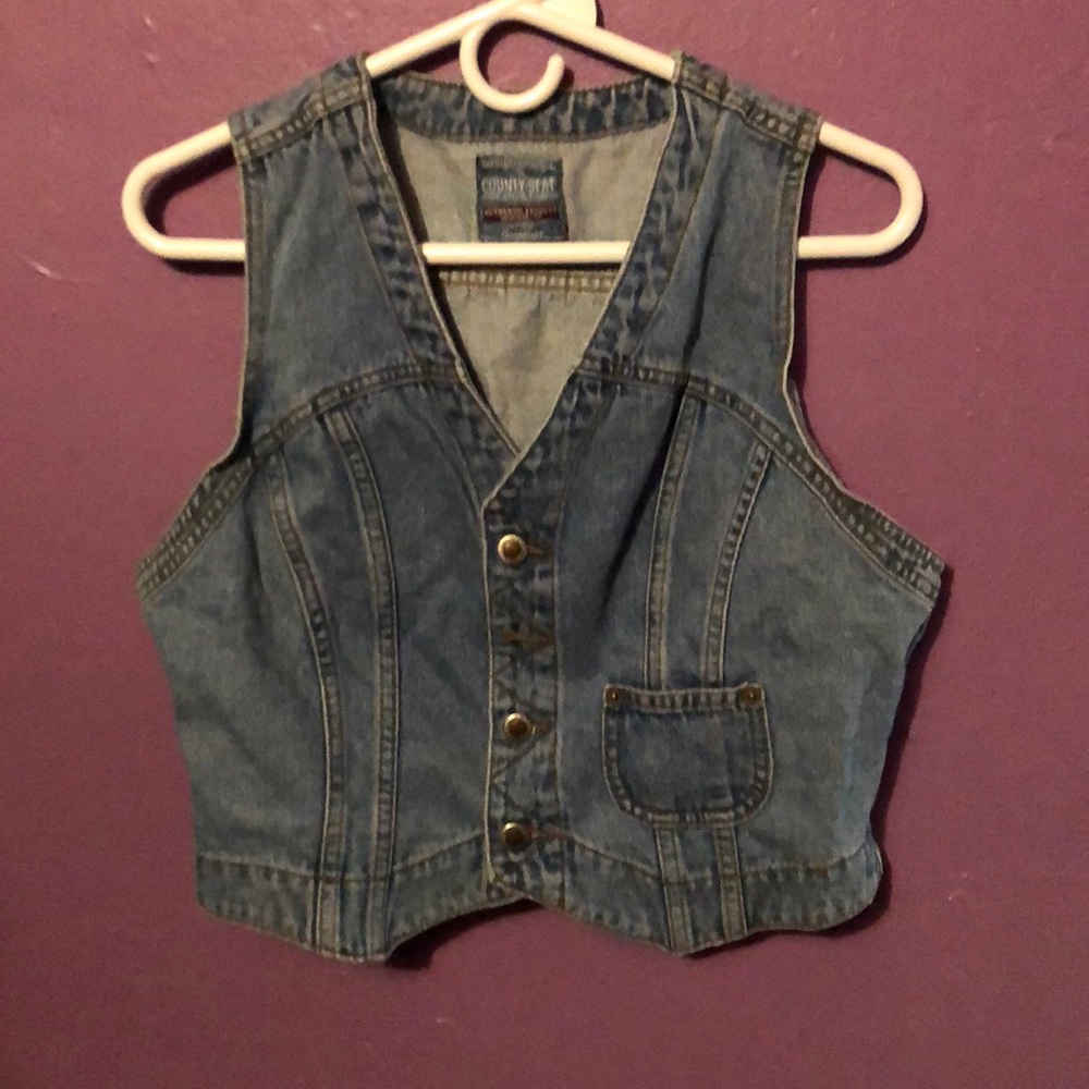 Vintage Jean Vest